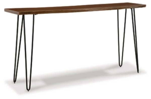 Ashley Wilinruck Brown Black Counter Height Dining Table