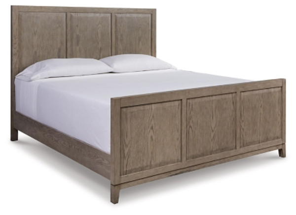 Ashley Chrestner Gray California King Panel Bed