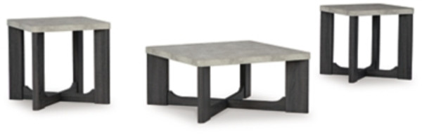 Ashley Sharstorm Two-tone Gray Table (Set of 3)