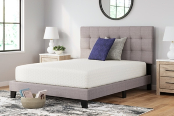 Ashley Chime 12 Inch Memory Foam White Queen Mattress in a Box