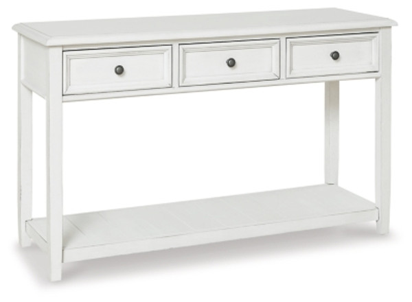 Ashley Kanwyn Whitewash Sofa Table