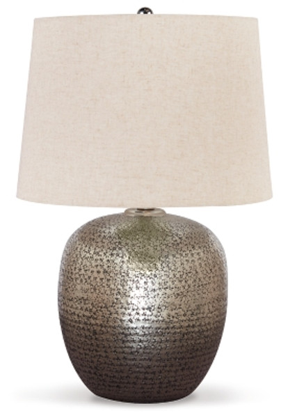 Ashley Magalie Antique Silver Finish Table Lamp
