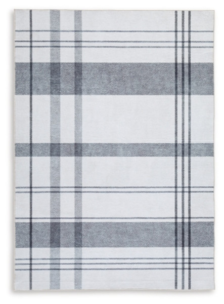 Ashley Kaidlow Gray Cream 5' x 7' Rug