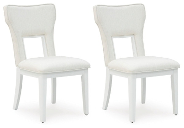 Ashley Chalanna White Dining Chair (Set of 2)