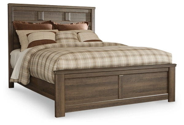 Ashley Juararo Dark Brown Queen Panel Bed