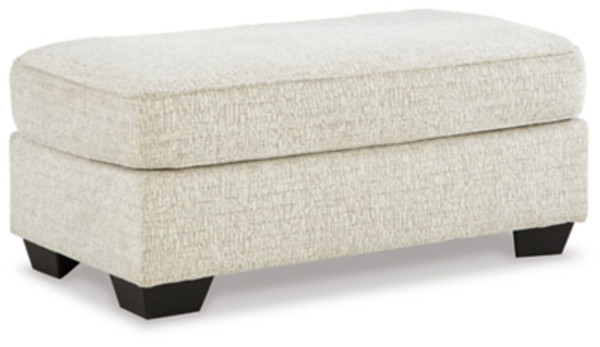 Ashley Valerano Parchment Ottoman