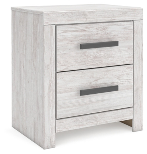 Ashley Cayboni Whitewash Nightstand