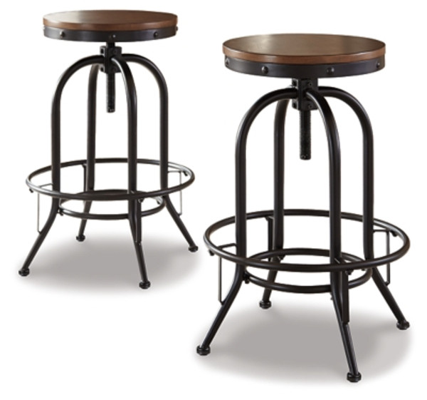 Ashley Valebeck Brown Bar Height Bar Stool