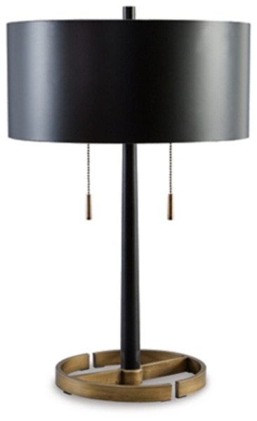 Ashley Amadell Black Gold Finish Table Lamp