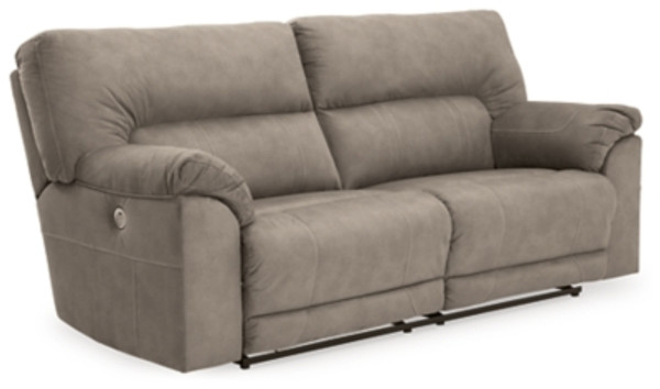 Benchcraft Cavalcade Slate Power Reclining Sofa