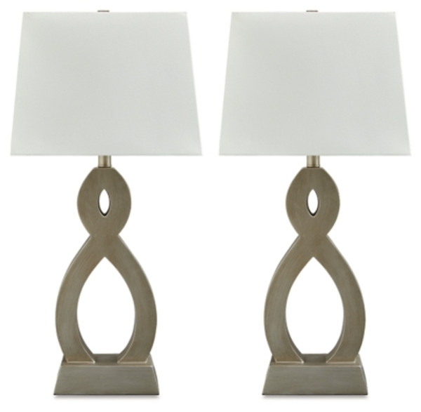 Ashley Donancy Champagne Table Lamp (Set of 2)