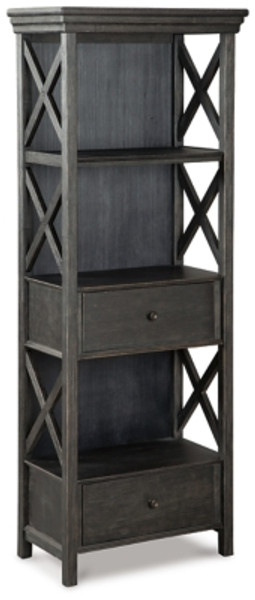 Ashley Tyler Creek Black Gray Display Cabinet