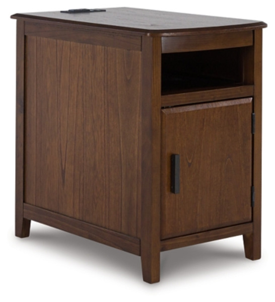 Ashley Devonsted Dark Brown Chairside End Table