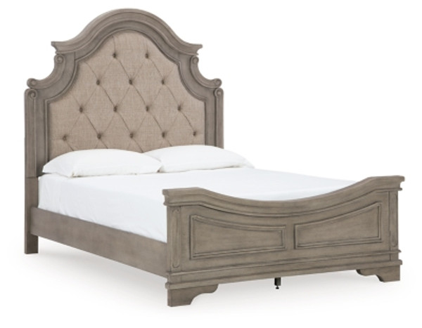 Ashley Lodenbay Antique Gray Queen Panel Bed