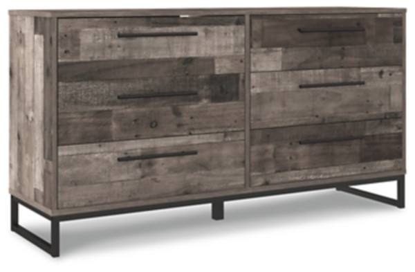 Ashley Neilsville Whitewash 6 Drawer Dresser