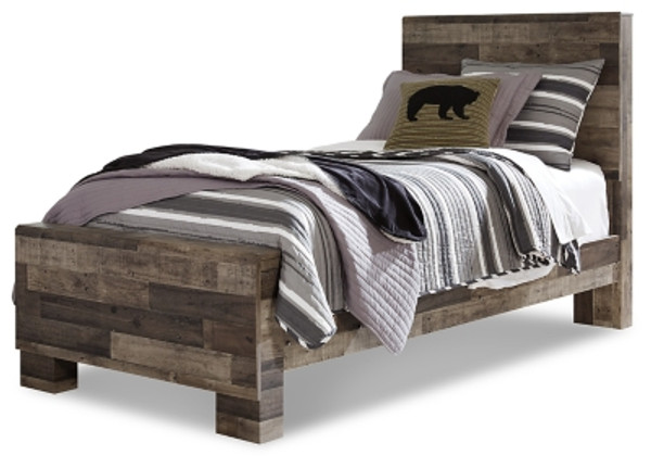 Benchcraft Derekson Multi Gray Twin Panel Bed