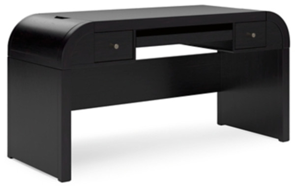 Ashley Rowanbeck Black 60" Home Office Desk