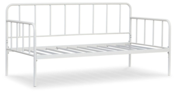 Ashley Trentlore White Twin Metal Day Bed with Platform