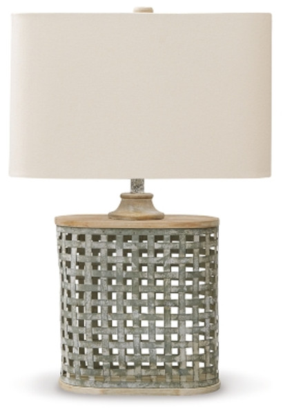 Ashley Deondra Gray Table Lamp