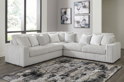 Ashley Stupendous Alloy 3-Piece Sectional on sale at Bargains and