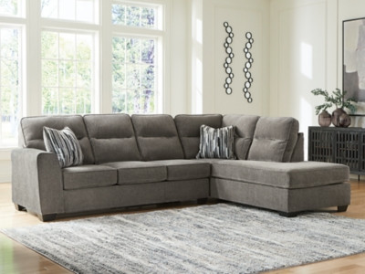 Benchcraft Olten Graphite 2-Piece Sectional with Chaise 31305/17