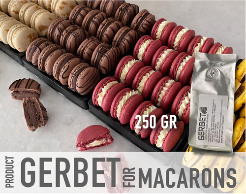 GERBET (Vegan Egg White Replacer for Macaron Shells, 250 Grams)