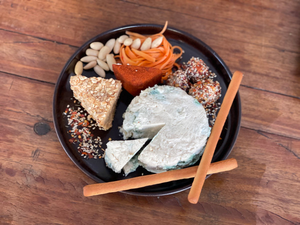 Vegan Cheese plate made by Academy student