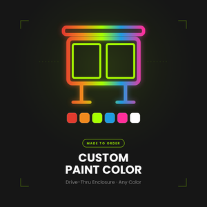 Drive Thru Enclosure | Custom Paint Color