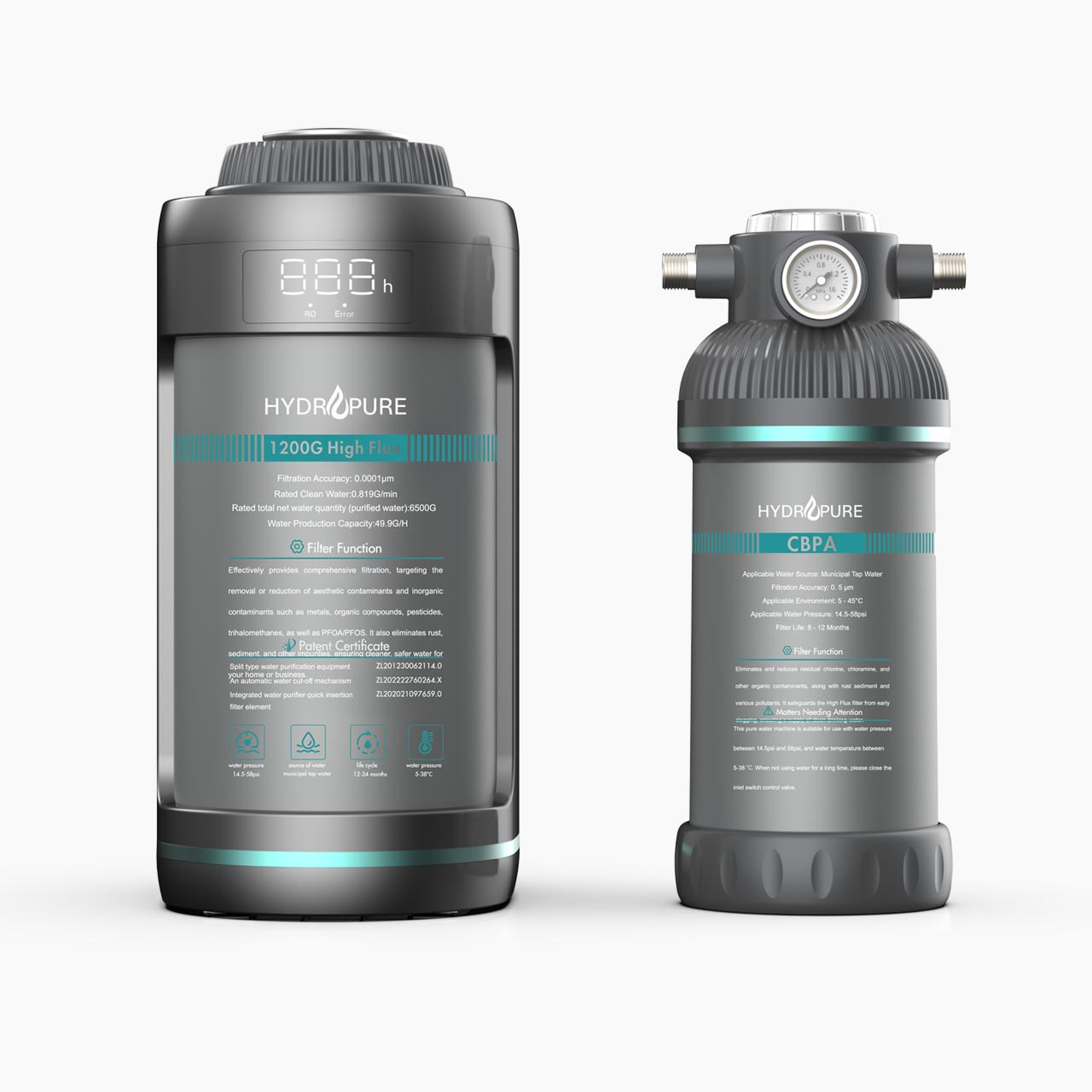X429-13 TERESA 逆浸透膜浄水 CHP-1290D Hydropure TritonX12 Reverse Osmosis