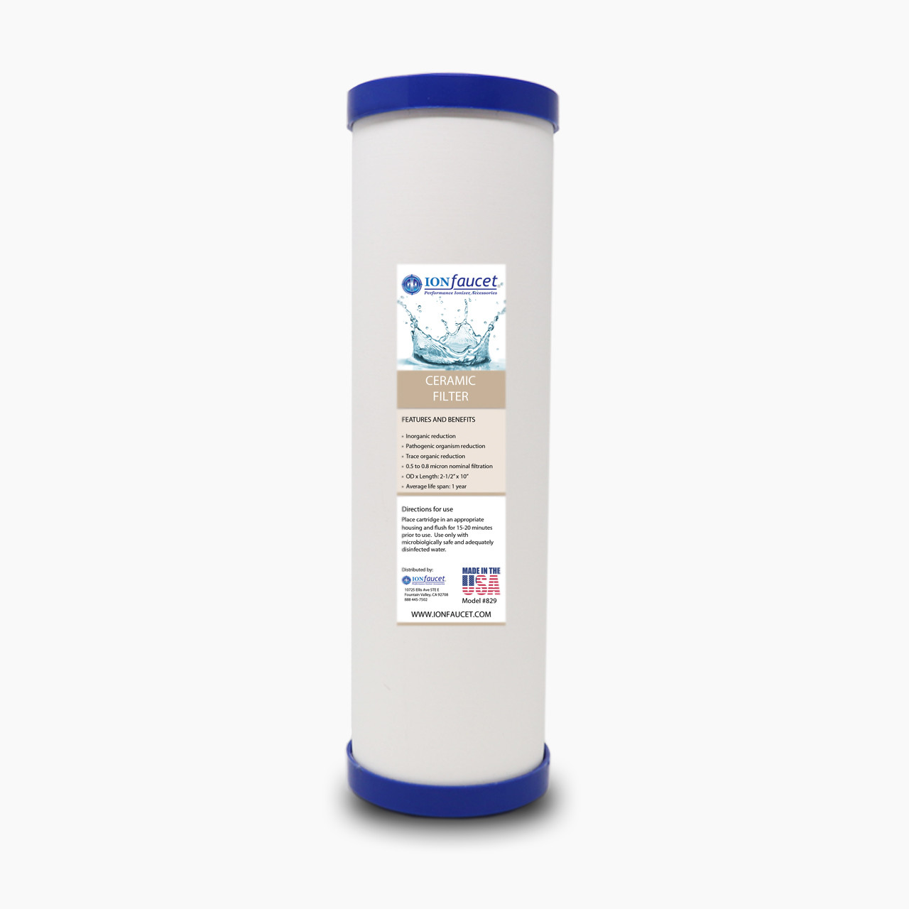 新品 Zeolite Filter & Ceramic Filter CERAMIC FILTER - Ionfaucet Inc