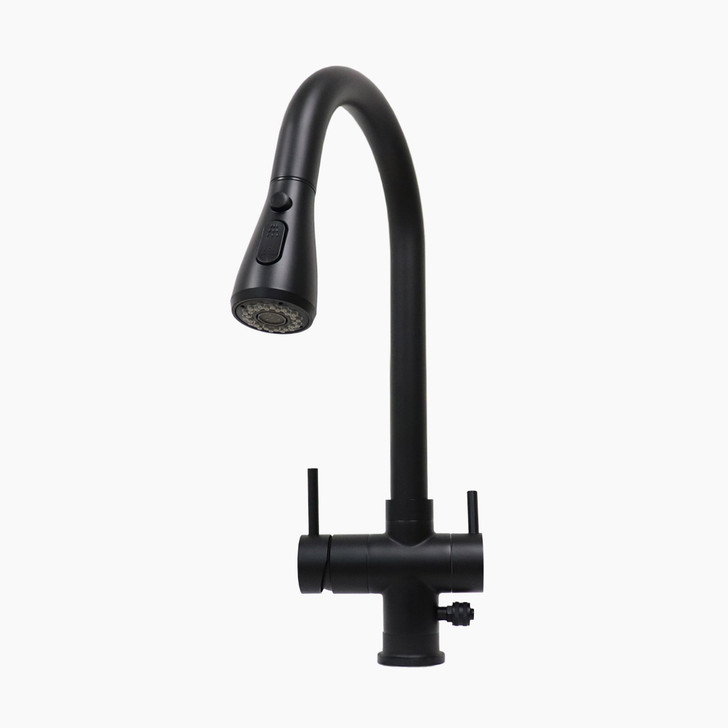 NEW IonKitchen Faucet Matte Black   KF01 MB  34461.1684202240 