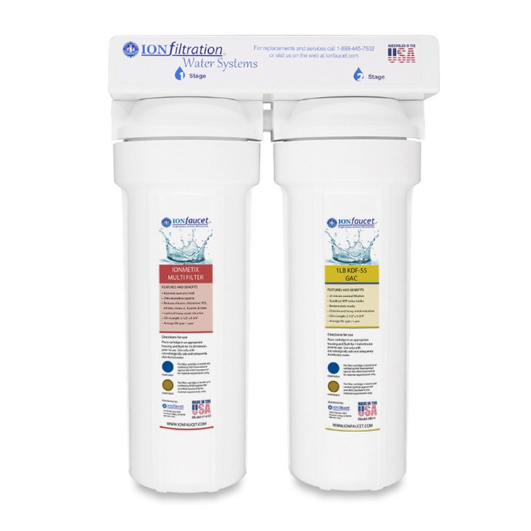 2 STAGE WALL MOUNT FILTER SYSTEM