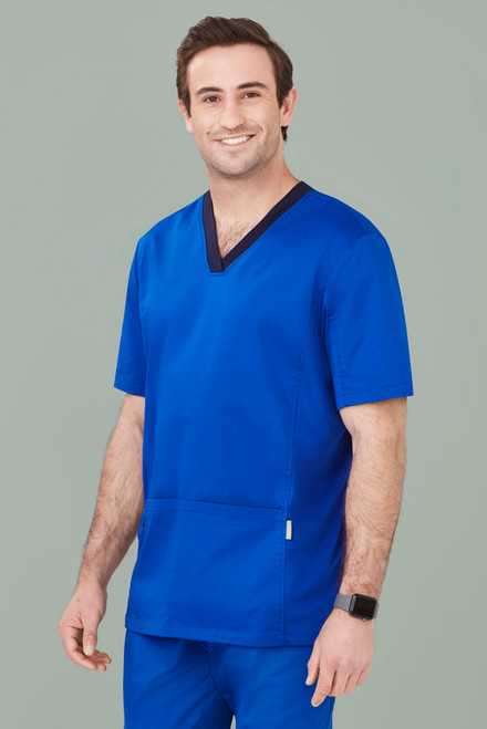 CST043MS Riley Mens V-Neck Scrub Top