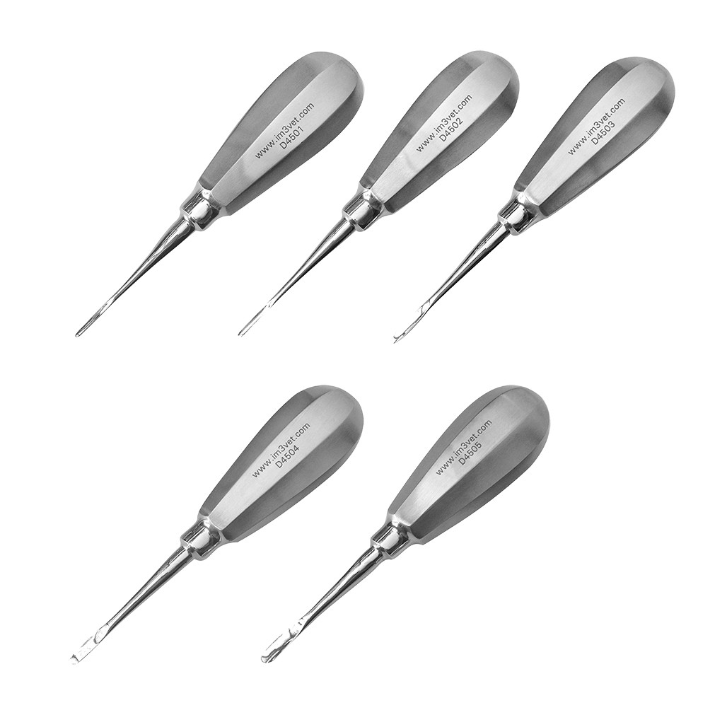 ヴィルヒャー　マウスピース モデル5 Luxator Set With Stubby Handles Sizes 1-5 mm – 5 Pieces