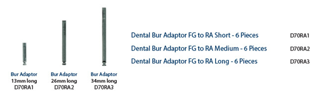 Dental Bur Adaptors