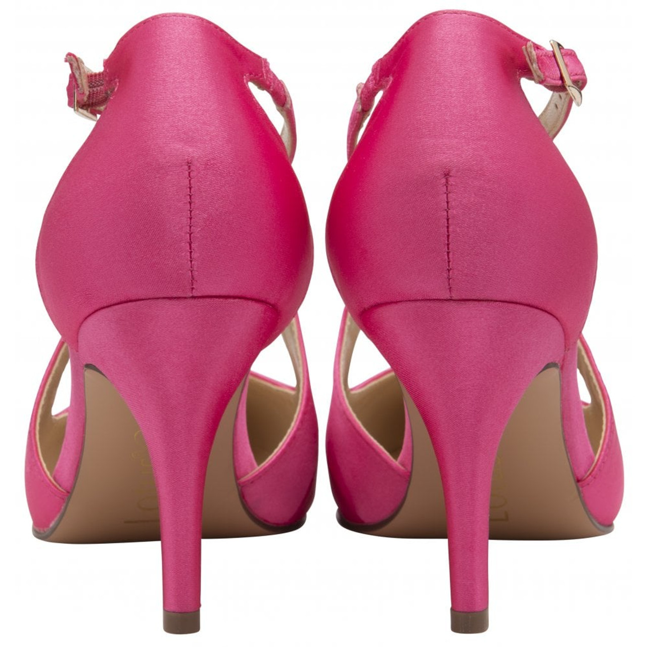 Willow Pink Satin Court Shoes