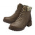 Lotus Taupe Hickory Ankle Boots