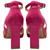 Lotus Fuchsia & Diamante Leona Court Shoes 