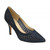 Lotus Navy & Diamante Viva Court Shoes