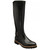 Lotus Black Leather Belvedere Knee High Boots