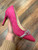 Crover House Heel (Fuchsia Twist)