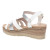 X.t.i 142853 white wedge sandal 