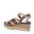 Xti 142853 Bronze wedge sandal 