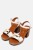 Oh My Sandals White Block Heel Sandal -5636 