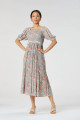 Maddy long pleated dress
