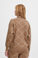 BYMILO JACQUARD JUMPER - TOASTED COCONUT MIX