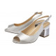 Lotus Evelyn Silver heel 