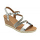  Lotus Goldie silver sandal 