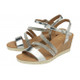  Lotus Goldie silver sandal 