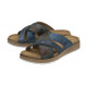 Lotus Limone navy sandal 